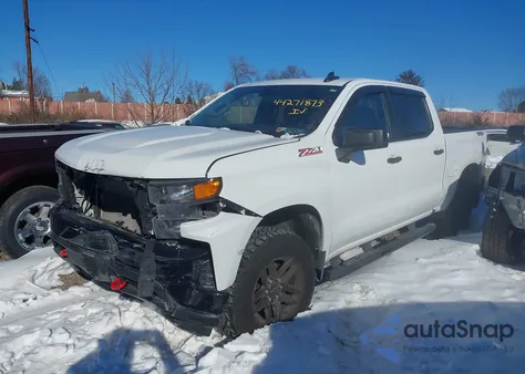 2019 Chevrolet Silverado 1500 Custom Trail Boss z USA, uszkodzony, nr VIN 3GCPYCEF2KG157601